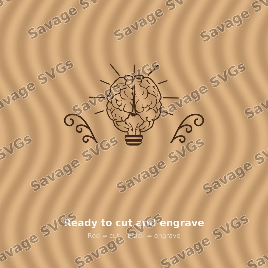 Brain Light Bulb