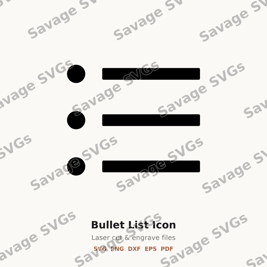 Bullet List Icon