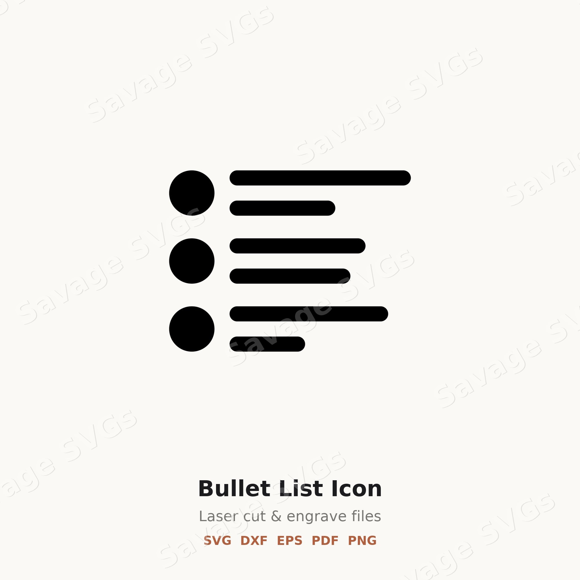 Bullet List Icon