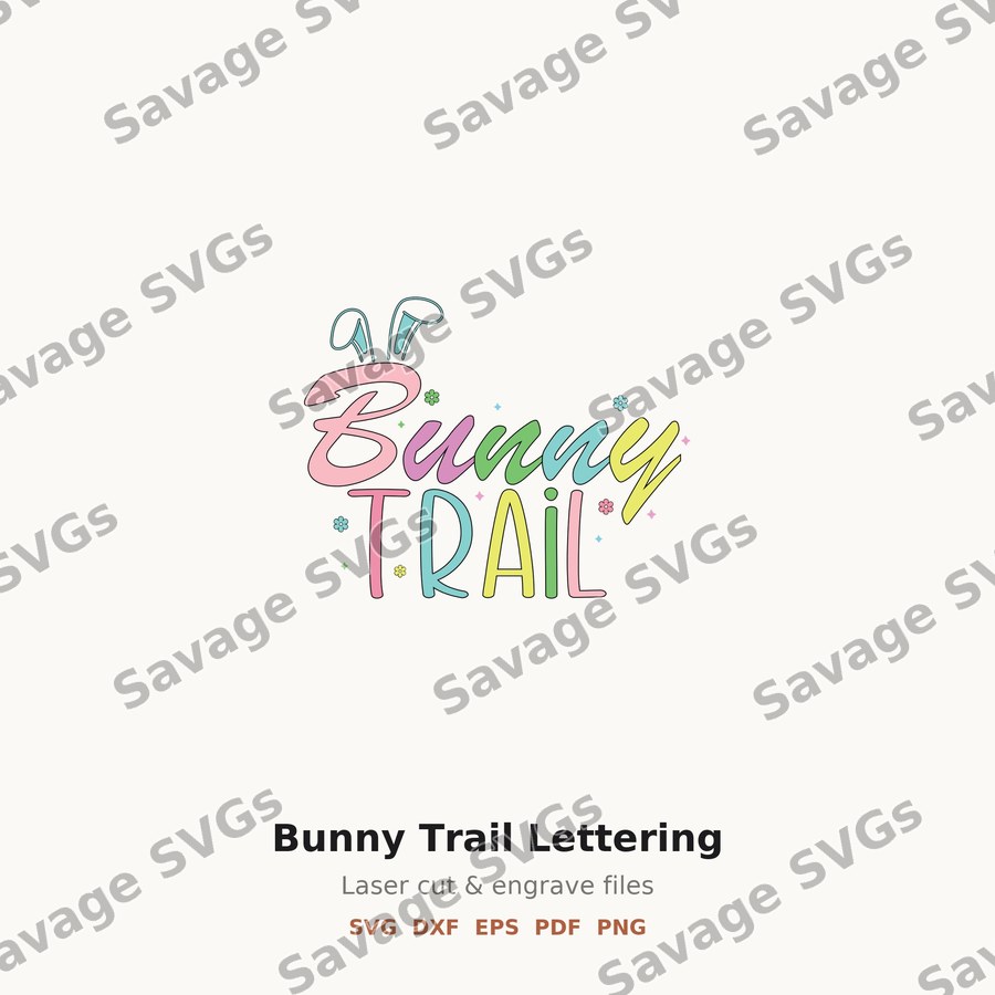 Bunny Trail Lettering
