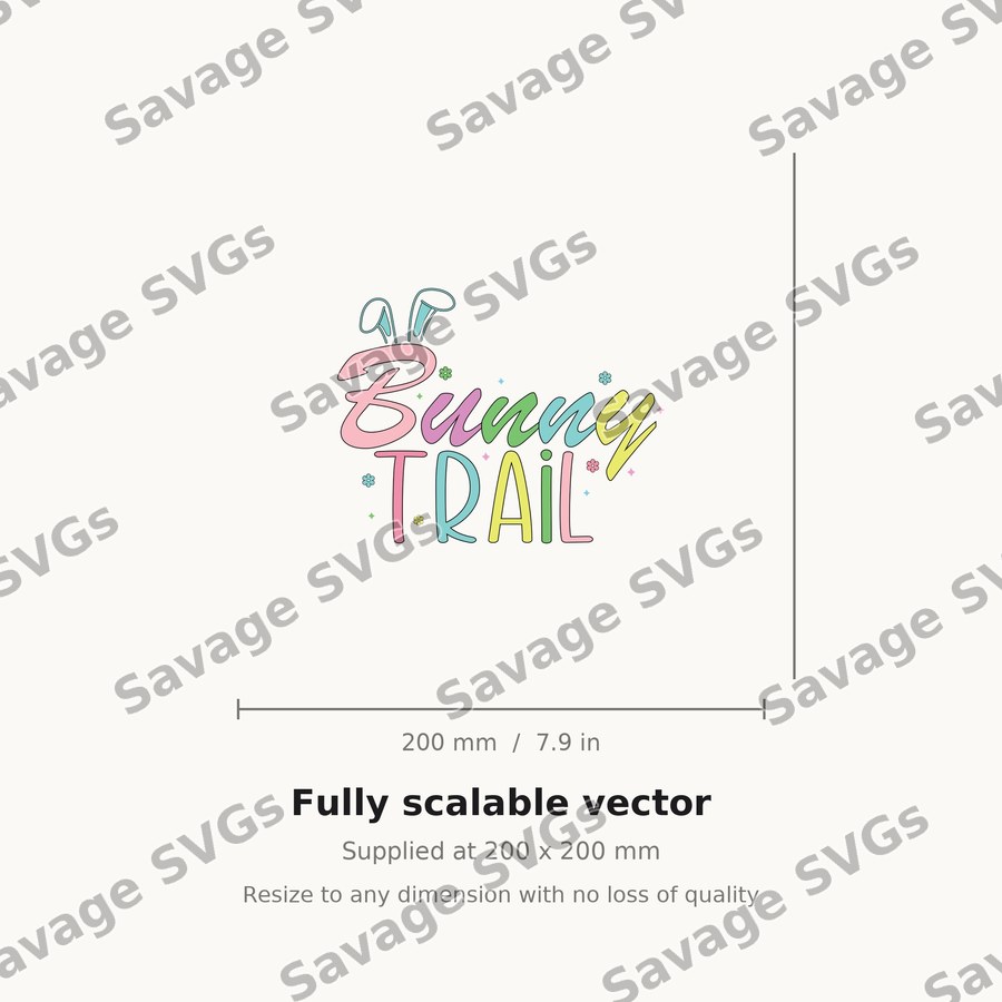 Bunny Trail Lettering