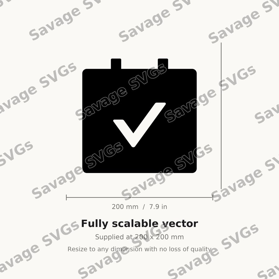 Calendar Check Mark