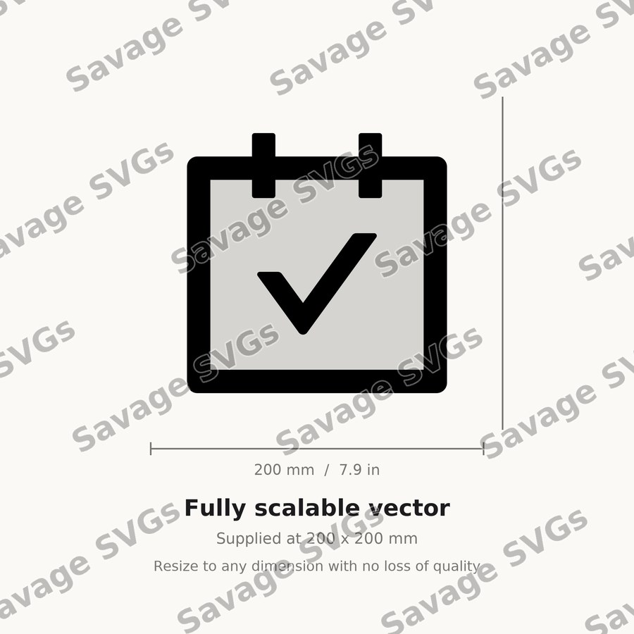 Calendar Check Mark