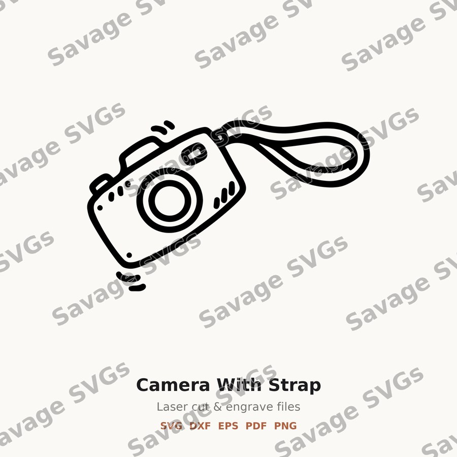 Camera With Strap