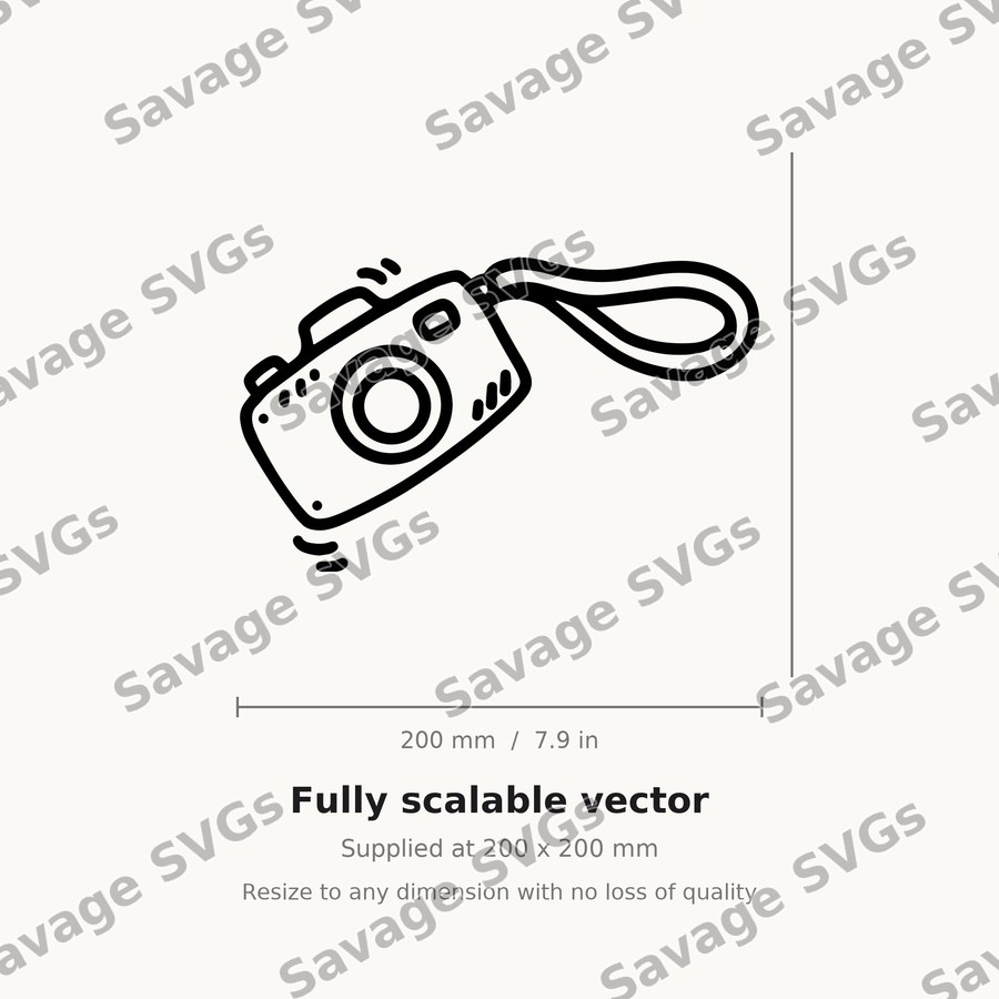 Camera With Strap