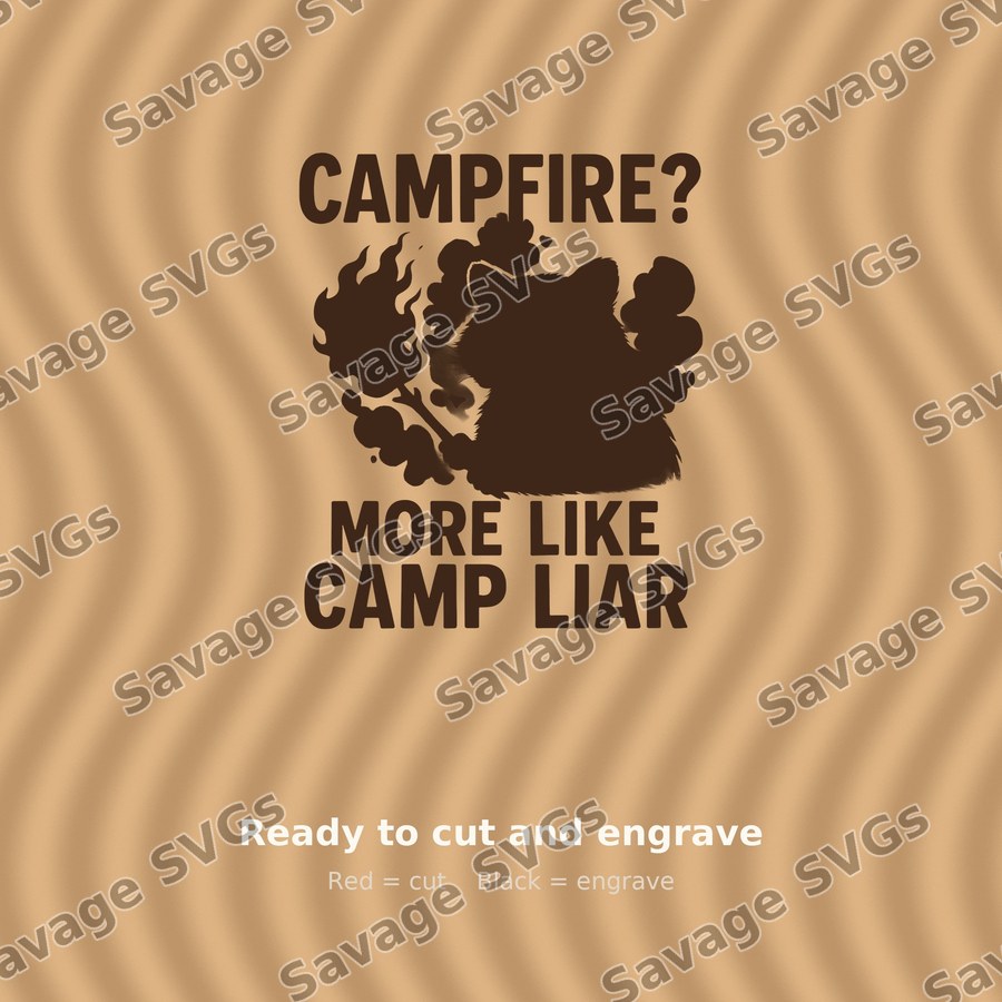 Campfire Camp Liar Raccoon