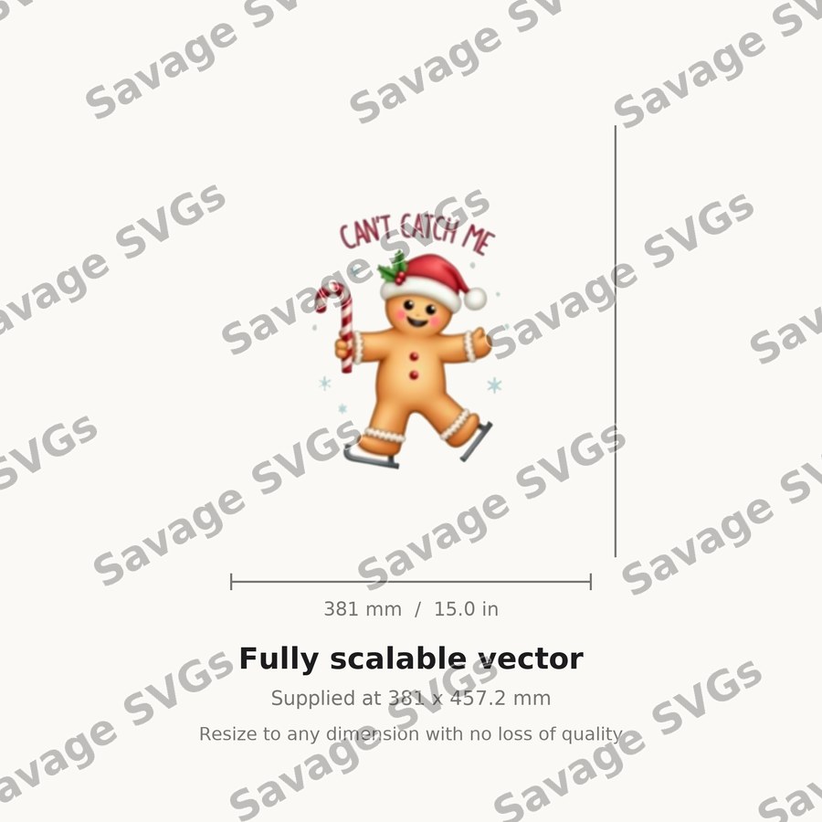 Can't Catch Me Gingerbread Man