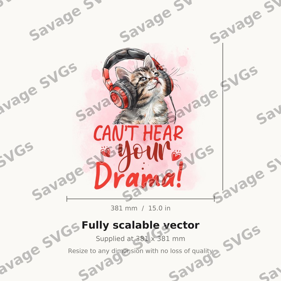 Can't Hear Your Drama