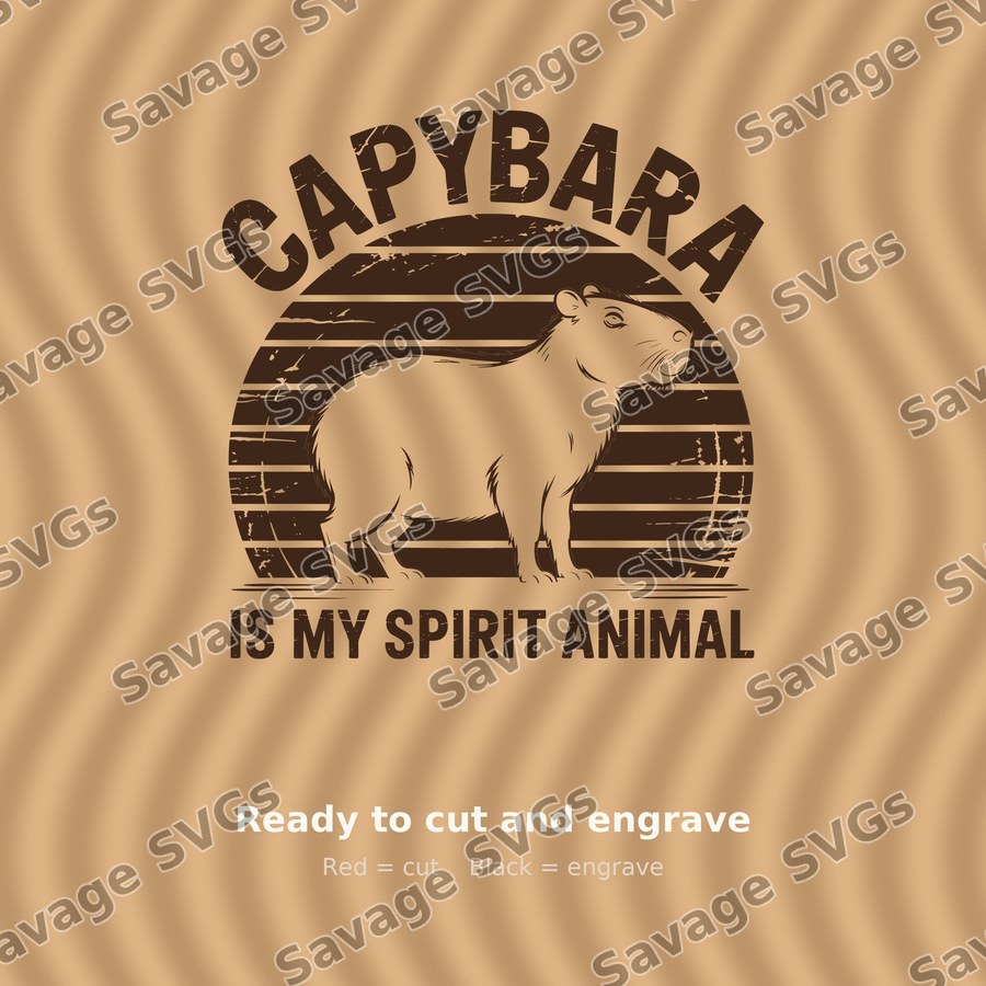 Capybara Is My Spirit Animal