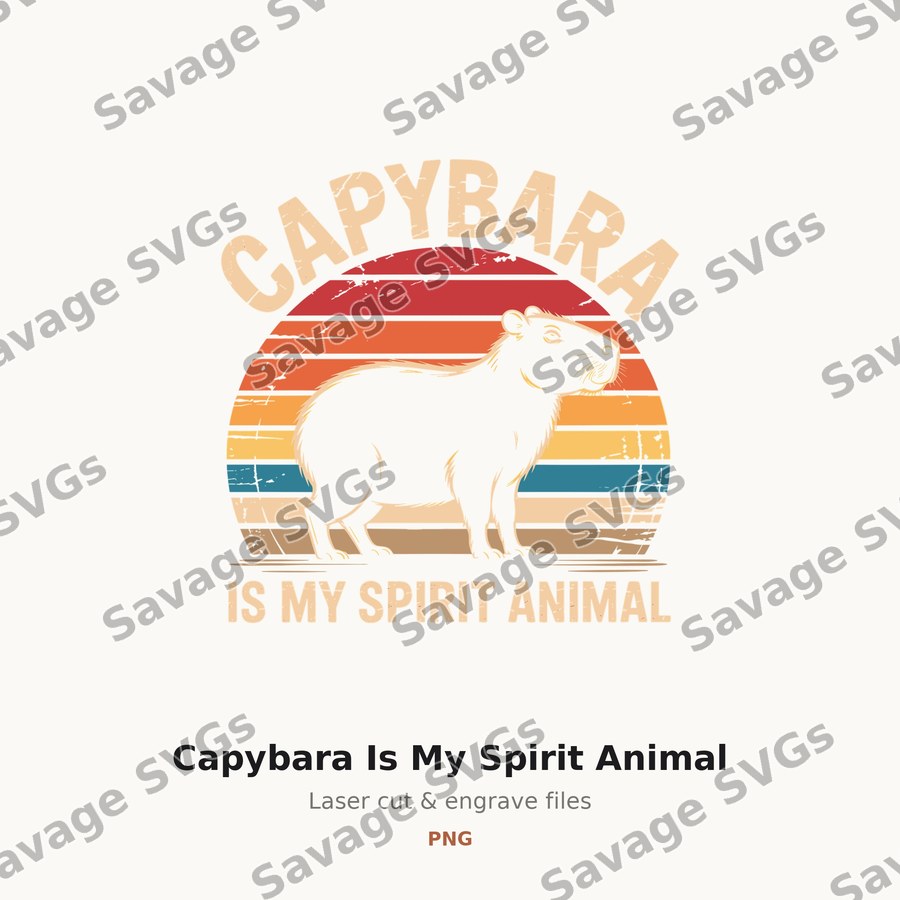 Capybara Is My Spirit Animal