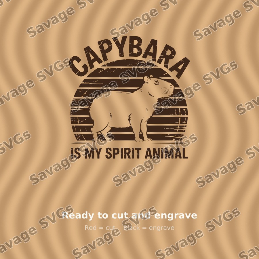 Capybara Is My Spirit Animal