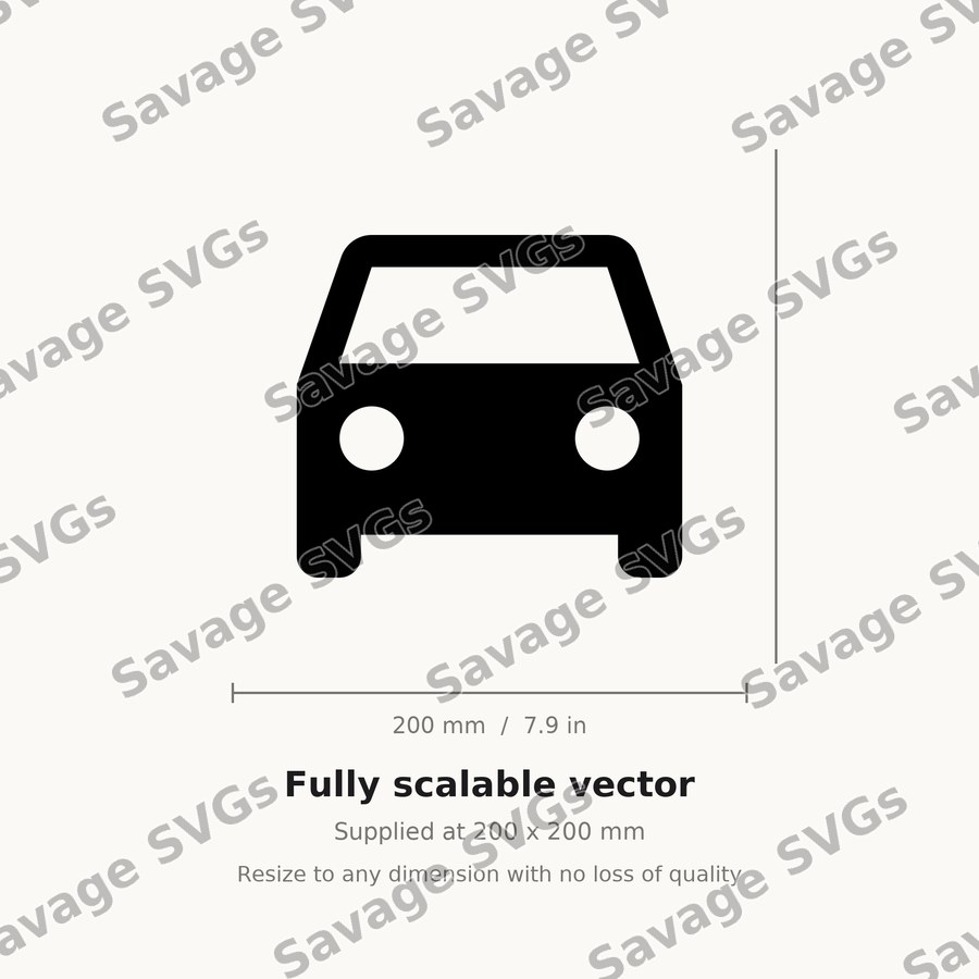 Car Front Icon
