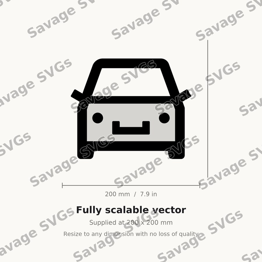 Car Front Icon