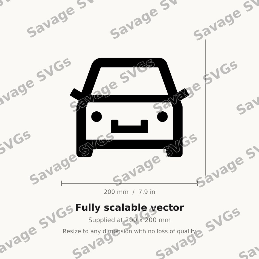 Car Front Icon