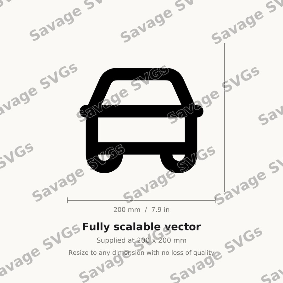 Car Front Icon