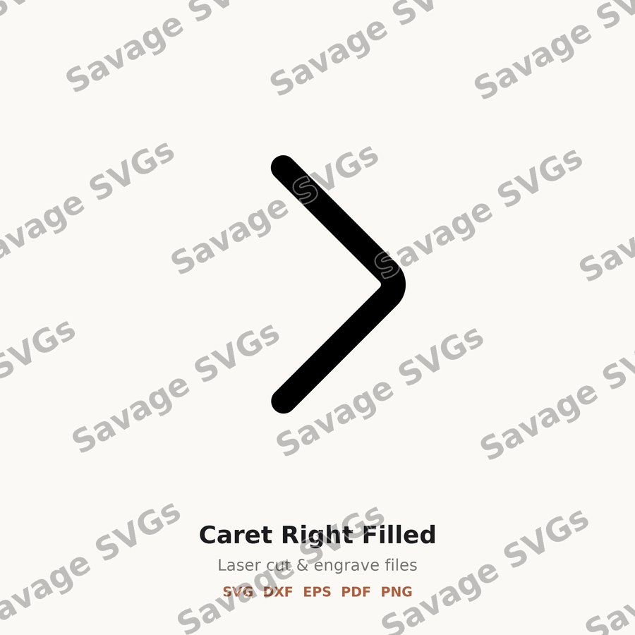 Caret Right Filled