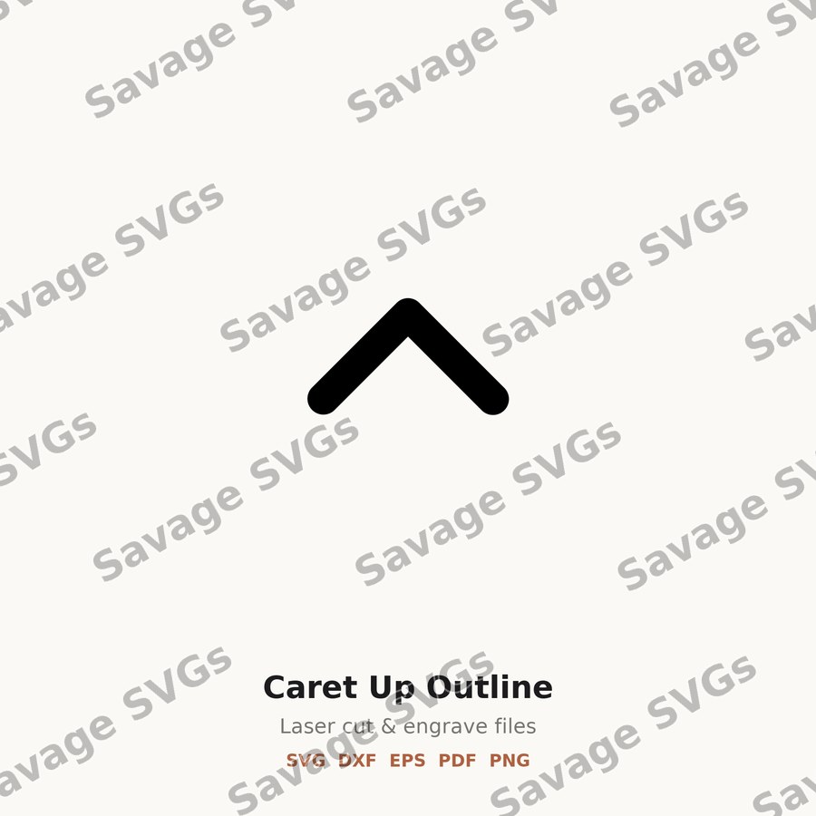 Caret Up Outline