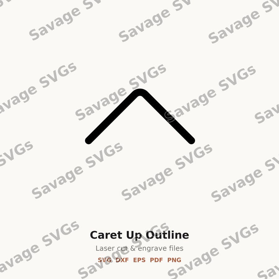 Caret Up Outline