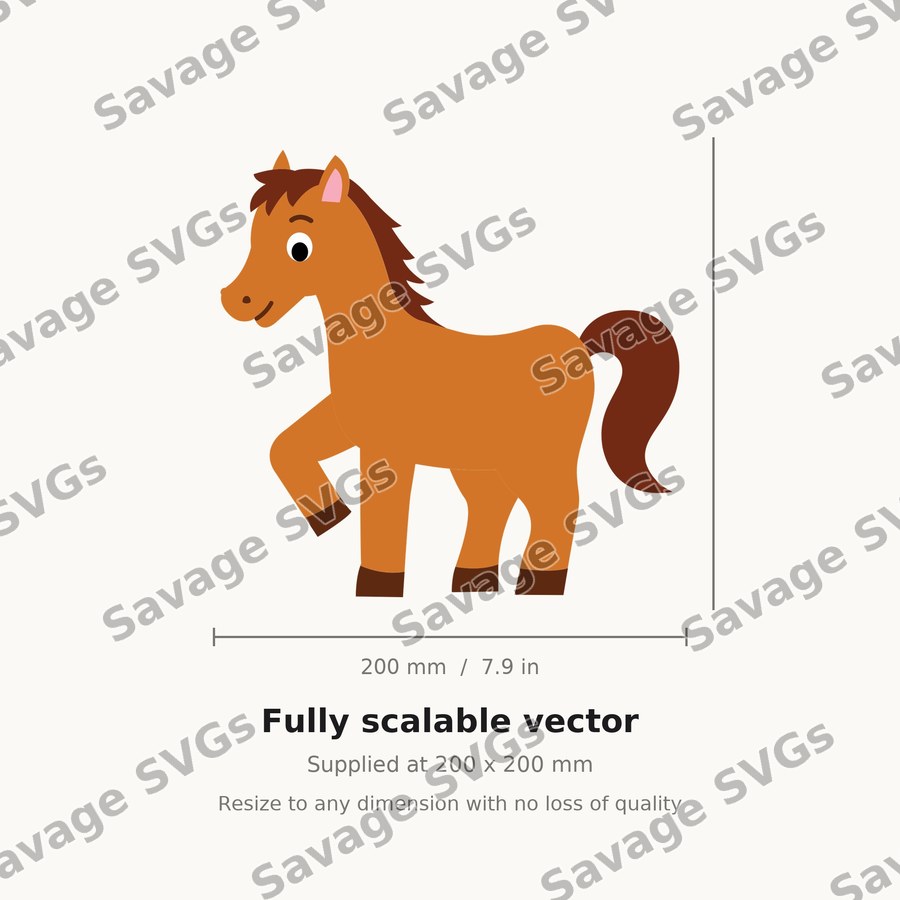 Cartoon Horse