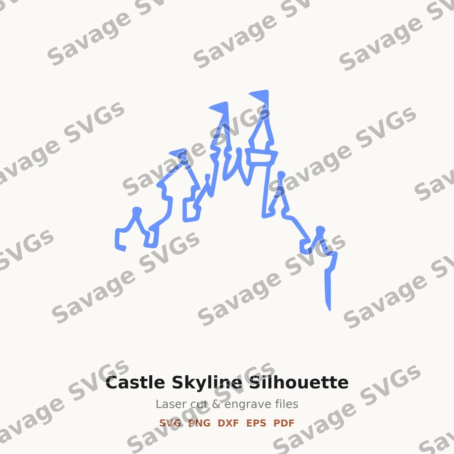 Castle Skyline Silhouette