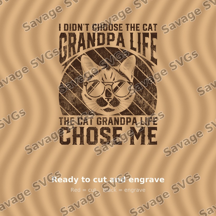 Cat Grandpa Life