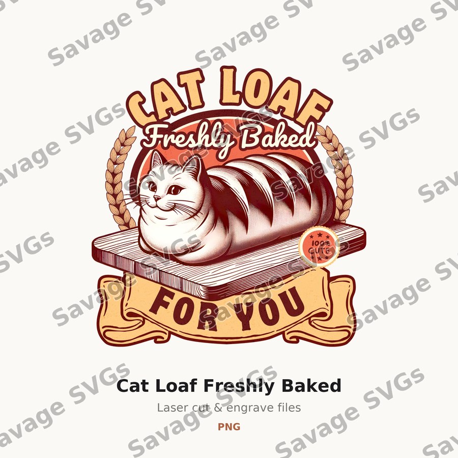 Cat Loaf Freshly Baked