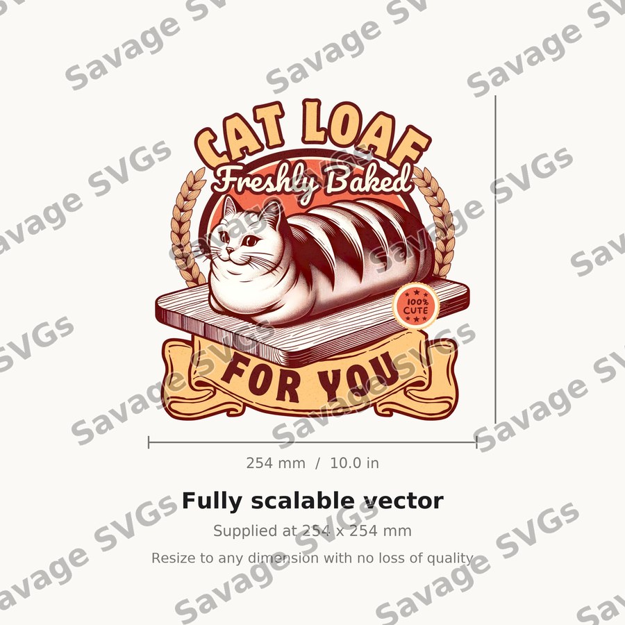 Cat Loaf Freshly Baked