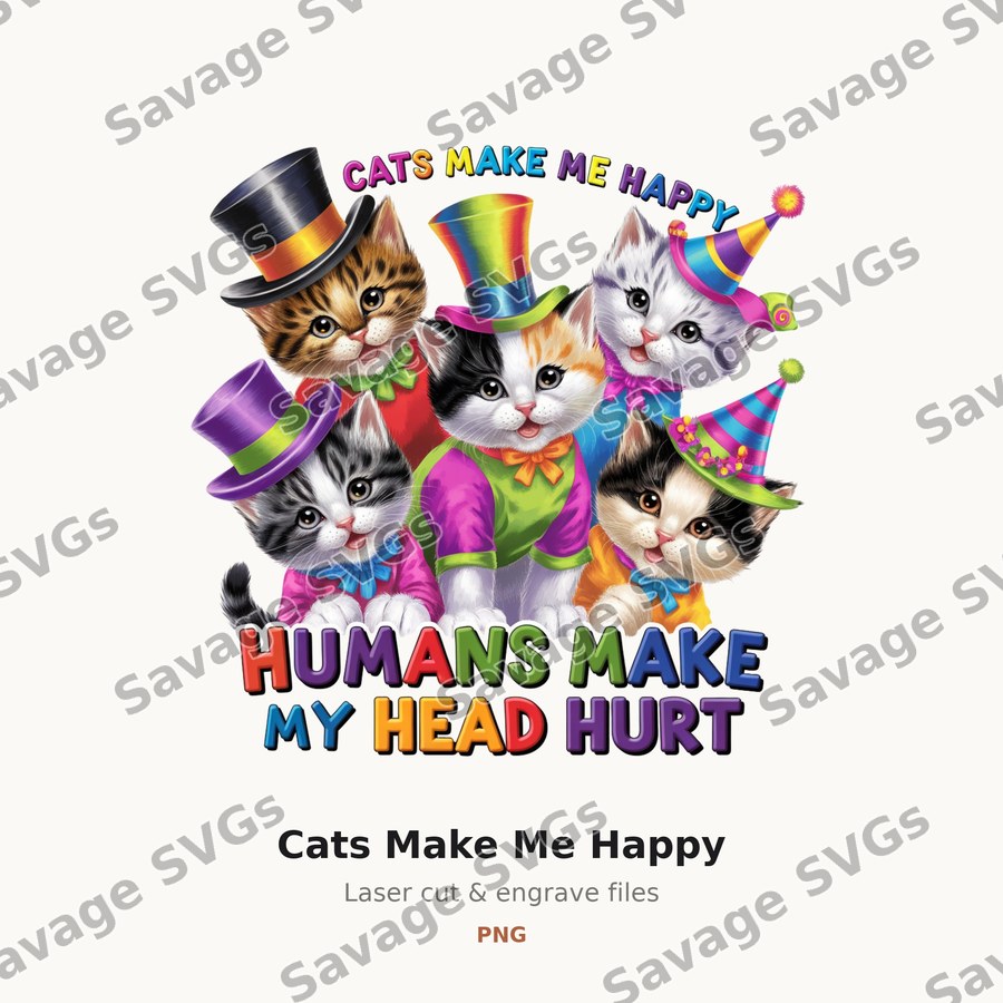 Cats Make Me Happy