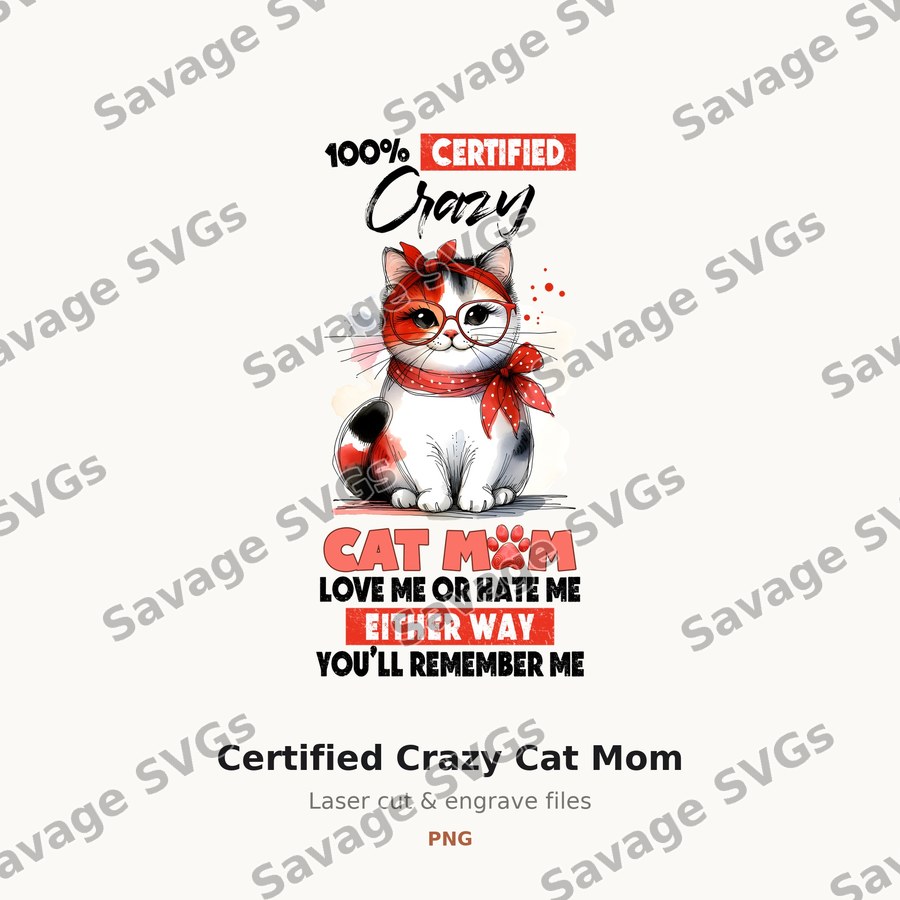 Certified Crazy Cat Mom