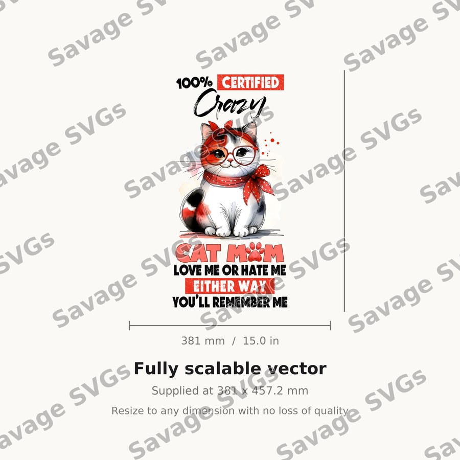 Certified Crazy Cat Mom