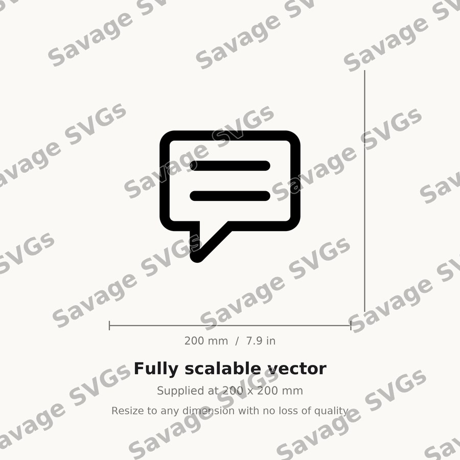 Chat Bubble Icon
