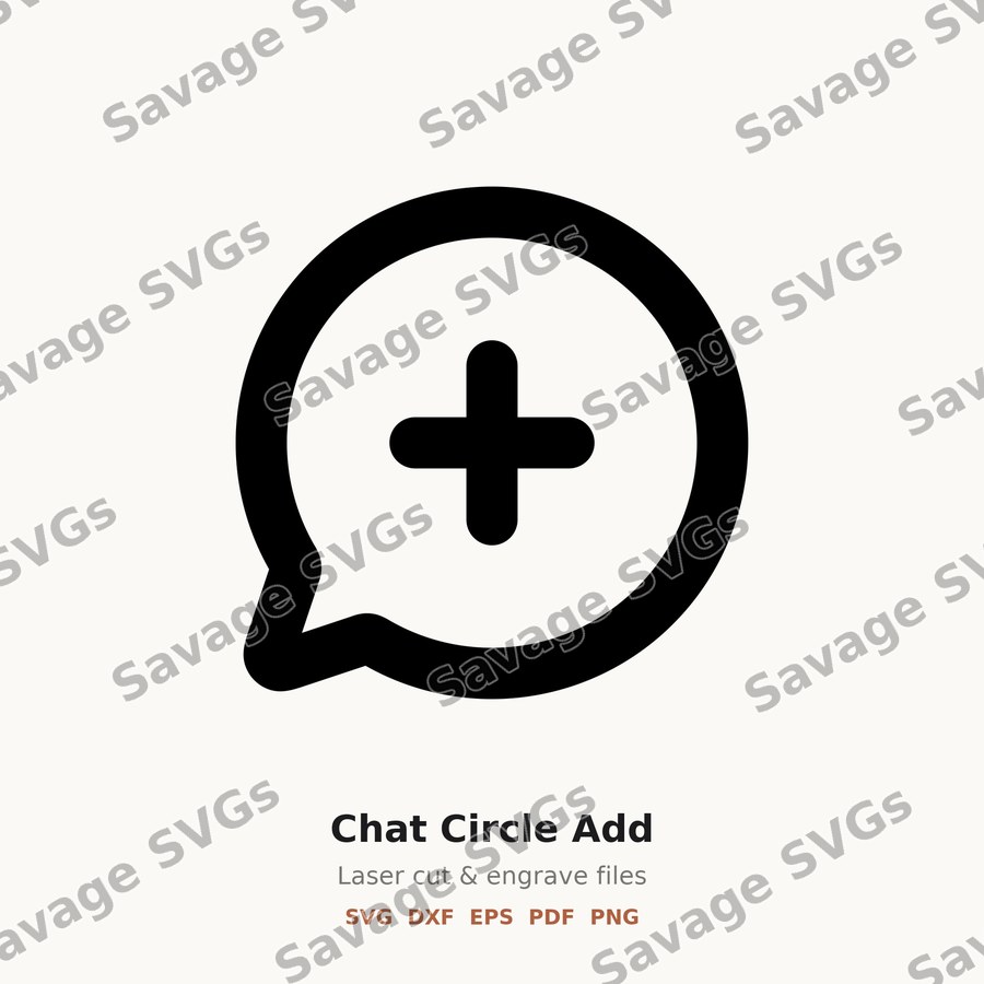 Chat Circle Add
