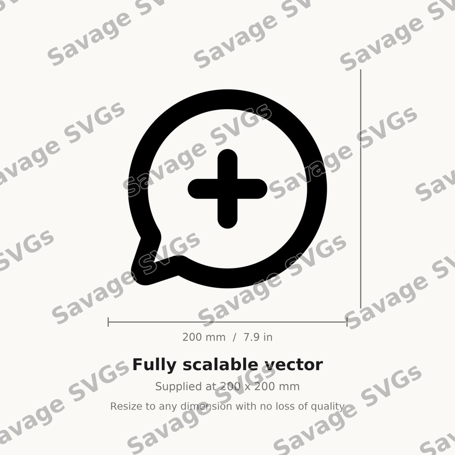 Chat Circle Add
