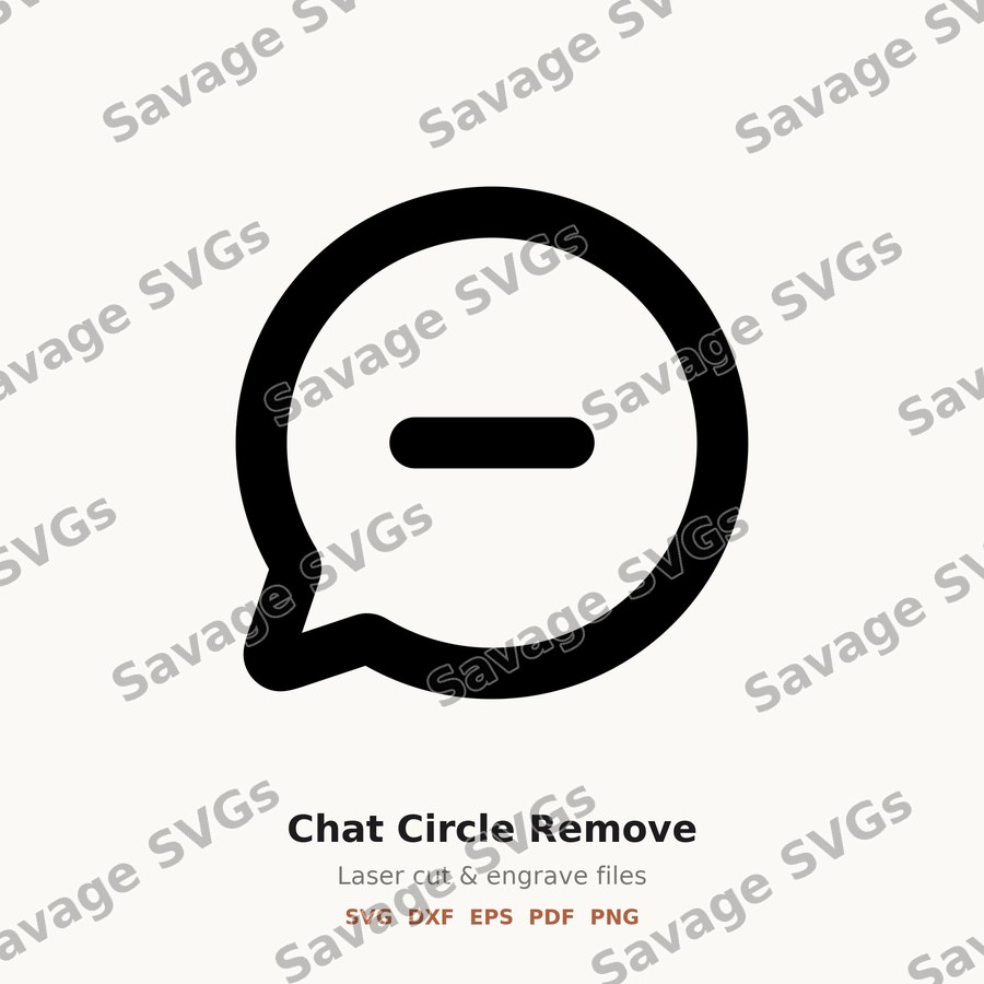 Chat Circle Remove