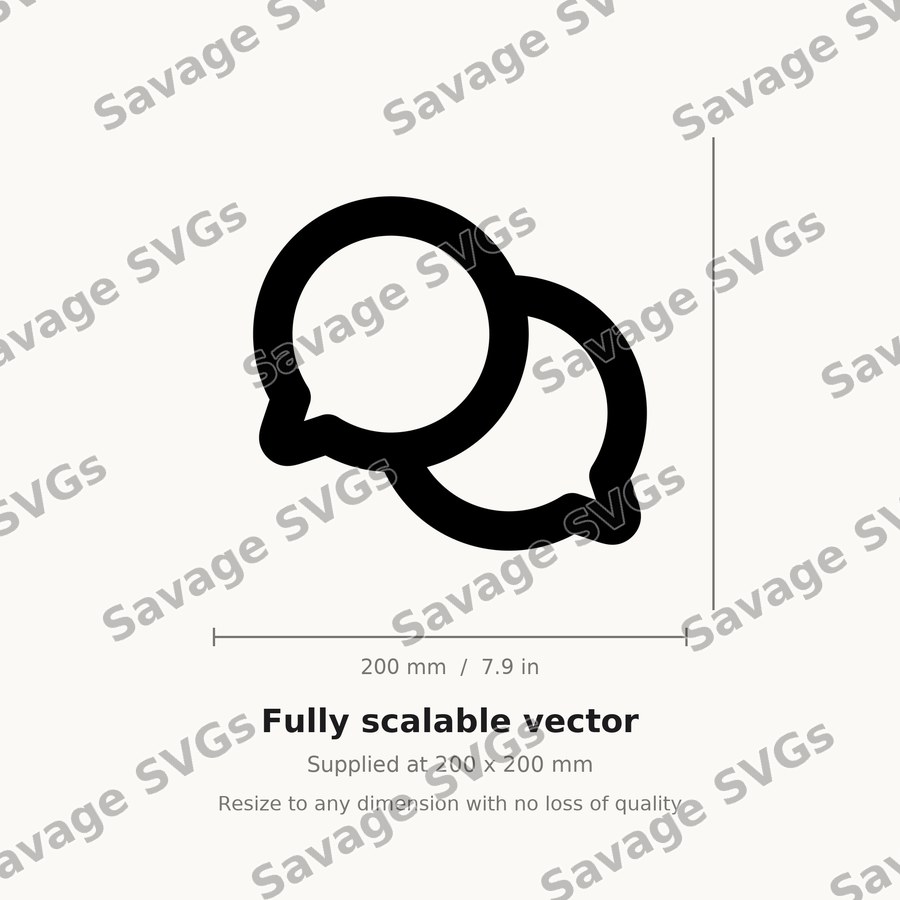 Chat Conversation Circle