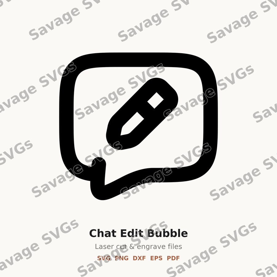 Chat Edit Bubble