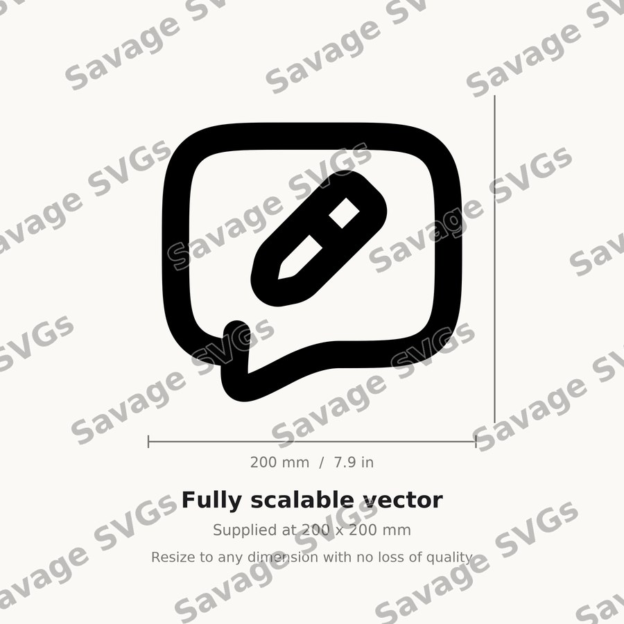 Chat Edit Bubble