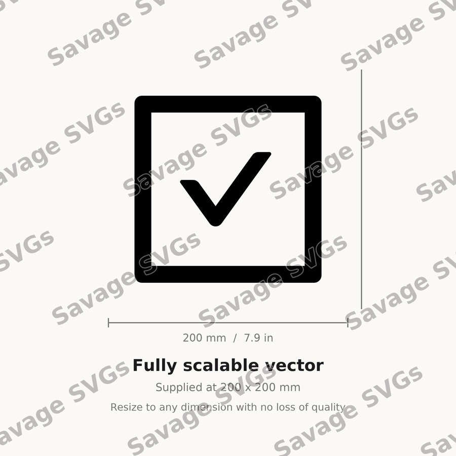 Checked Checkbox Icon