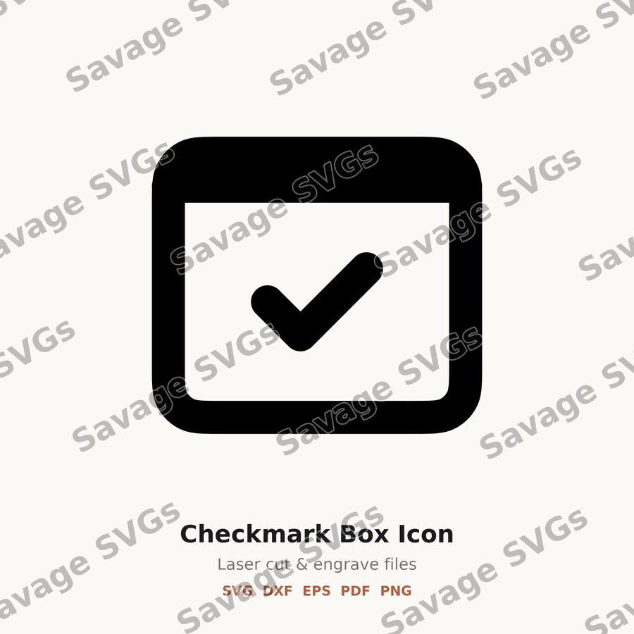Checkmark Box Icon