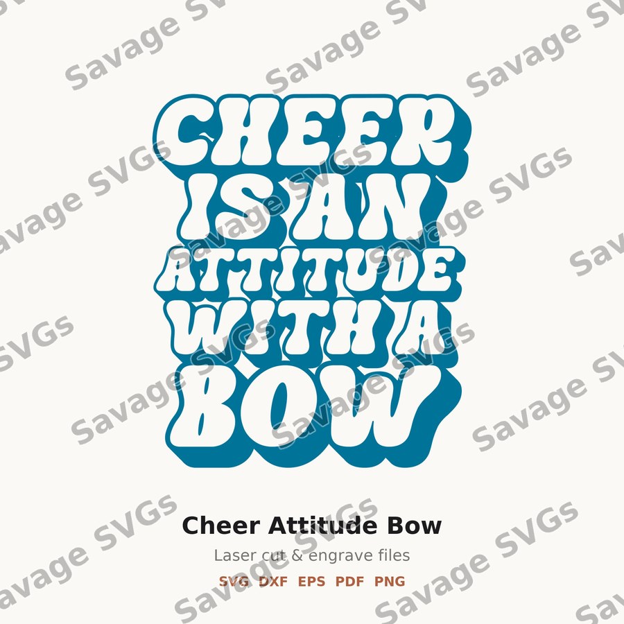 Cheer Attitude Bow
