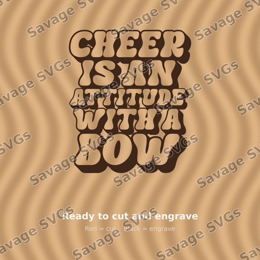 Cheer Attitude Bow