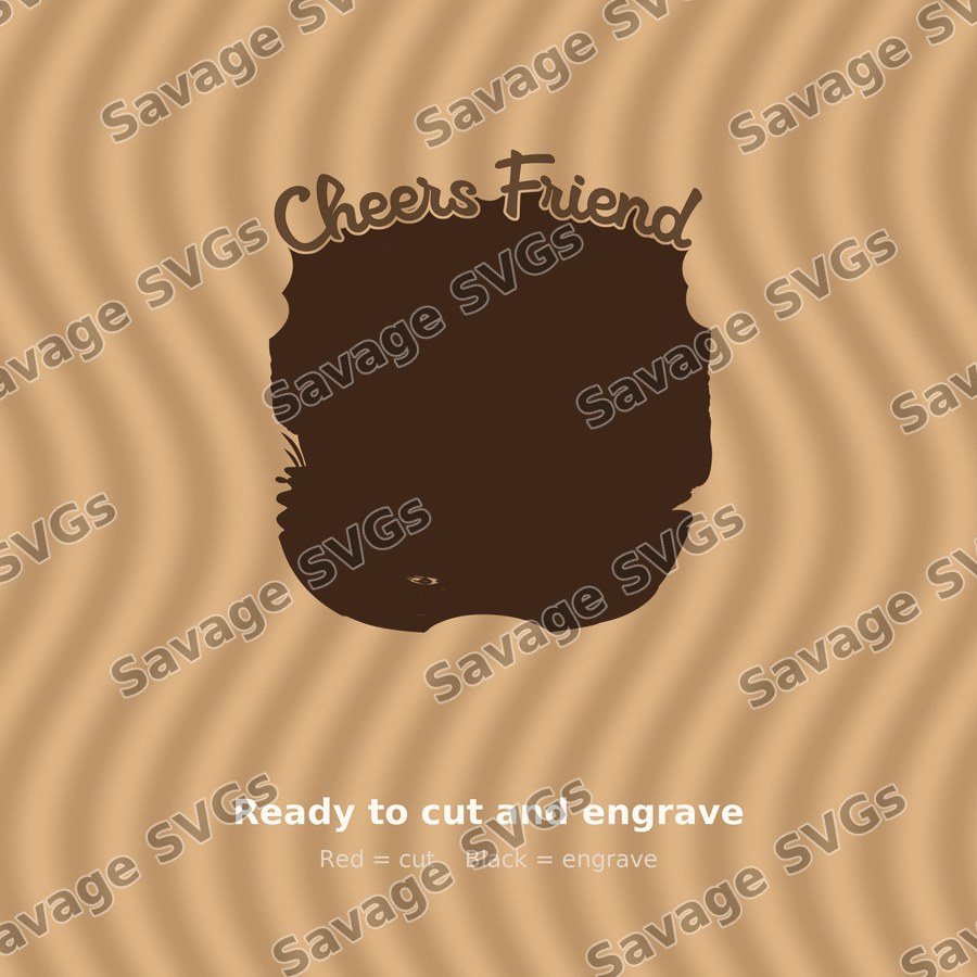Cheers Friend Campfire Cats