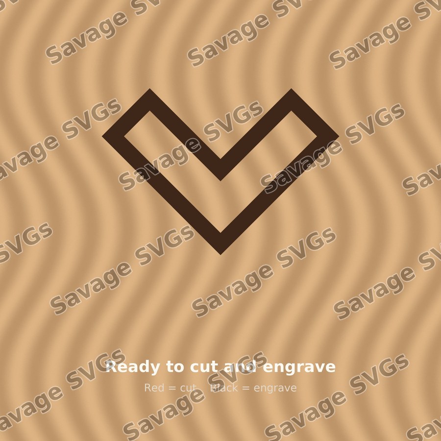 Chevron Bottom