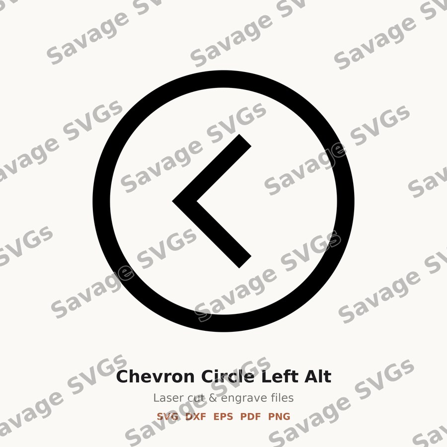 Chevron Circle Left Alt