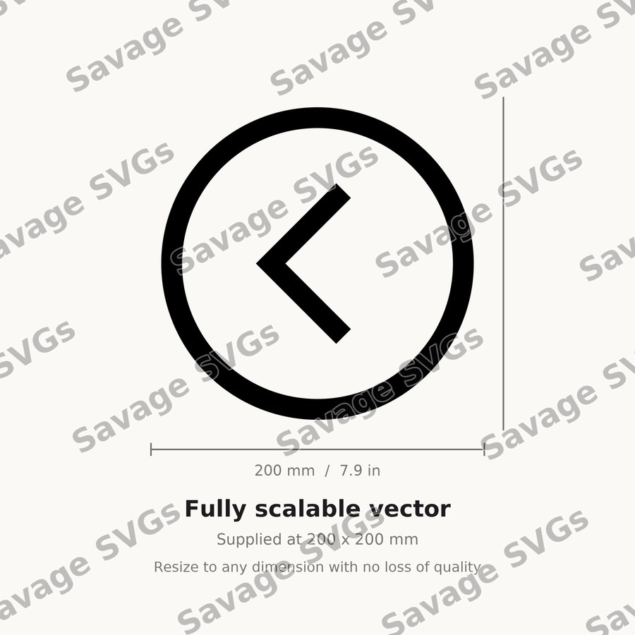 Chevron Circle Left Alt