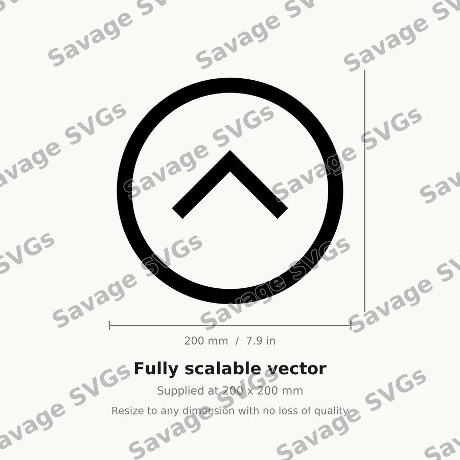 Chevron Circle Up Alt