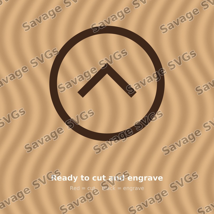 Chevron Circle Up Alt