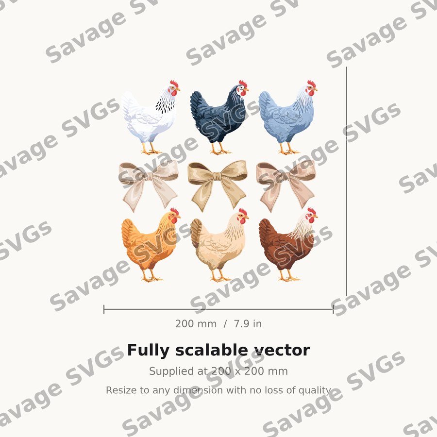 Chickens And Bows