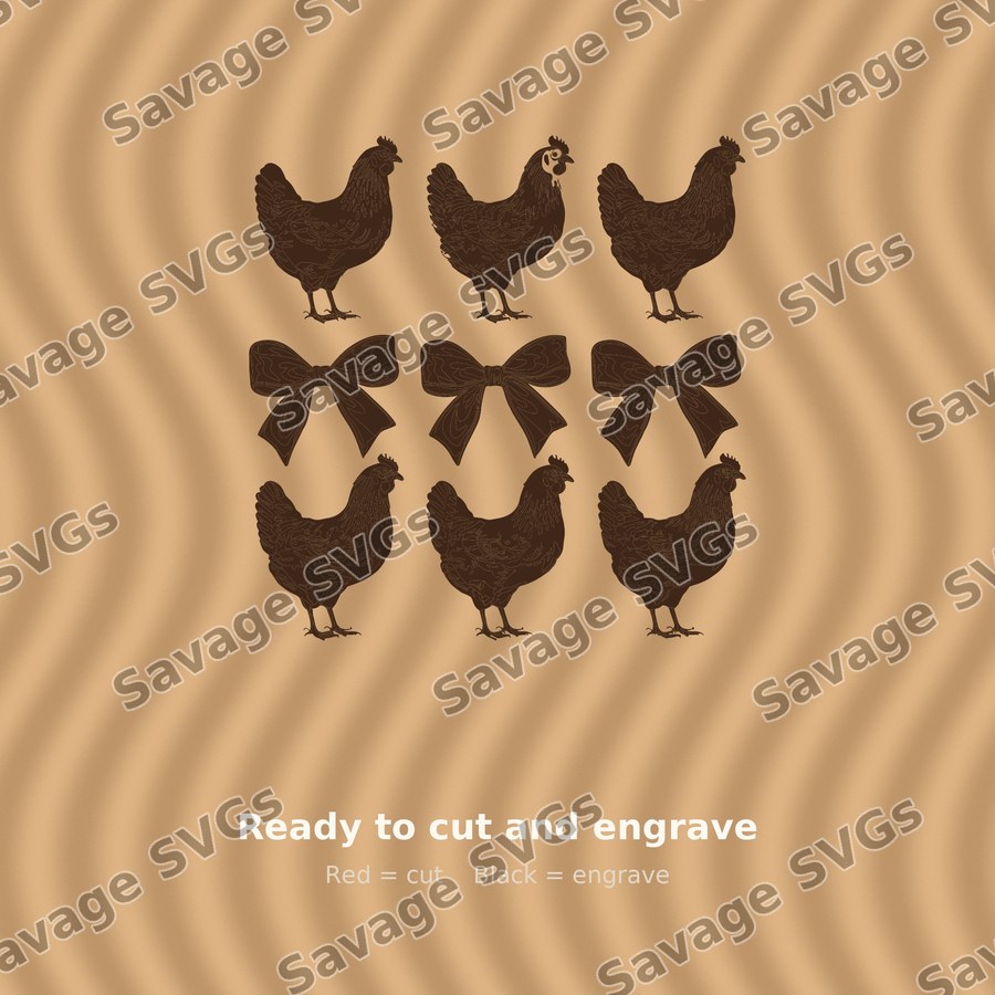 Chickens And Bows