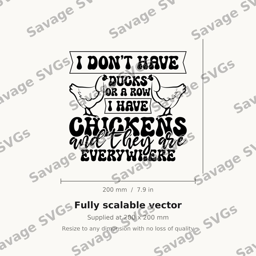Chickens Everywhere Quote